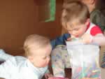 Aiden and cousin Zach